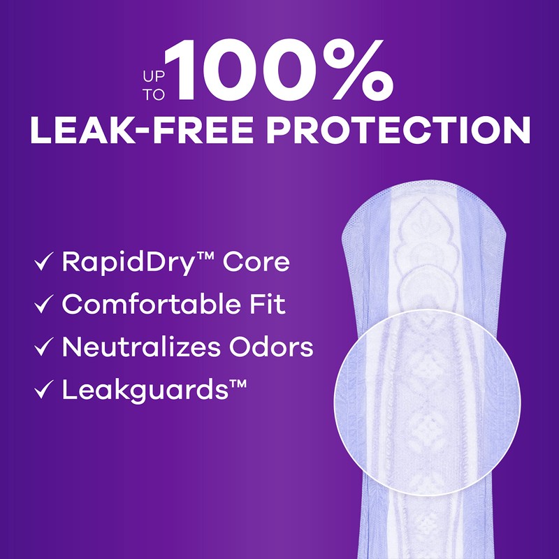 Always Discreet Incontinence Pads for Women and Postpartum Pads, Extra