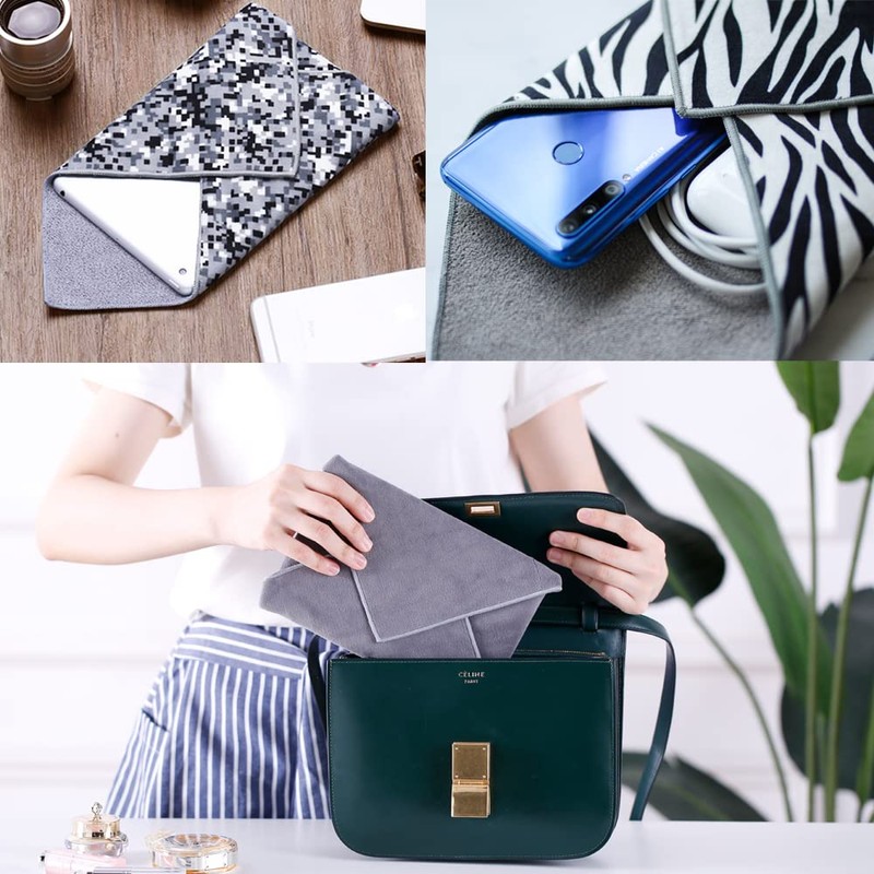Strange Protective Cloth Stick It Wrapper Lens Camera PC Tablet
