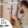 3-Piece Ring Screwdriver with 16 Screws, Replacement Ring Screwdriver, Doorbell