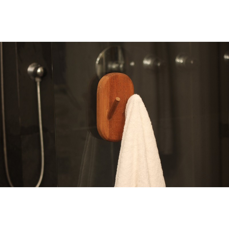 AquaTeak Moa Glass Suction Hook & Wall Mount