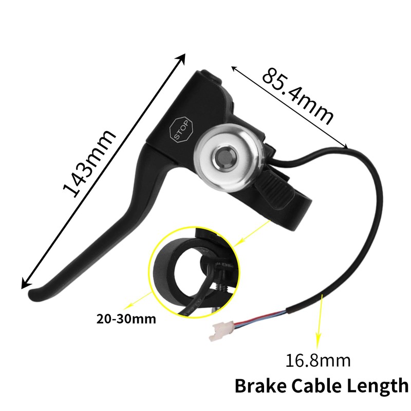 YYMTTOR Left Brake Lever Handle for GOTRAX Scooters - Durable