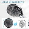 OFFO Shower Head,6 Modes Handheld Shower Head Large Powerful Boosting