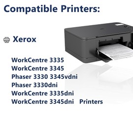 VASTSUNN Compatible Drum Unit Replacement for Xerox Phaser 3330 101R00555 for WorkCentre 3335 3345 3345VDNi Phaser 3330DNi WorkCentre 3335DNi WorkCentre 3345DNi Printer (1 Pack,NO Toner,Black)