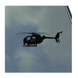 MH-6 or AH-6 Little Bird Pilot Side Vinyl Sticker Decal Helicopter Special Operations Army