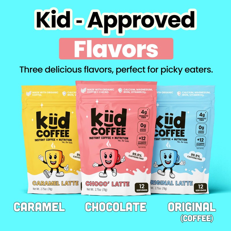 Kiid Coffee - 99.9% Caffeine-Free Organic Coffee for Kids -