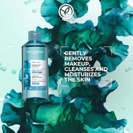 YVES ROCHER - Agua Micelar Desmaquillante Hidratante 3 en 1 Pure Algue, Para Todo Tipo de Piel, Remueve el maquillaje e impurezas, Fórmula Vegana, 400 ml