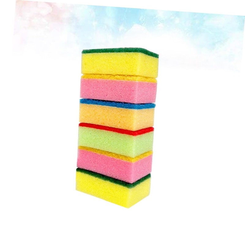 KOMBIUDA Non-Scratch Kitchen Dish Sponge 10pcs Cleaning Sponges Scrub Sponge