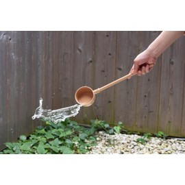Sunmany Wooden Hishaku Grave Visit Cleaning Ladle, Made in Japan, Classic for Bon Festival Services, Simple, Prayer, First Visit, First Shrine, Hinoki, Handra, Temple, Shrine, Buddhist Arts, Buddhist