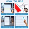 15 Pcs Letter Tracks for Plastic Sign, 40 Inch Clear