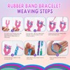 Ybxjges 3600+Rubber Band Bracelet Kit,Loom Bracelet Making Kit for Kids,Friendship