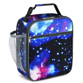 IWTTWY Insulated Lunch Bag Camo Cooler Bag Portable Carrying Lunch Box Bag for Boys Girls Women Men to School Office Outdoor (Stars)