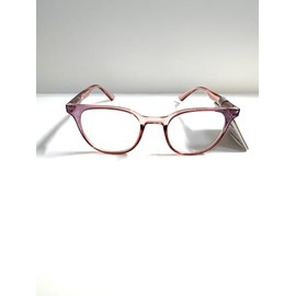 Foster Grant Reading glasses Gloss Gl2201 translucent lilac round petite 1.00, Pink