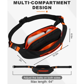 Neverwhy CrossBody Bag for Women - Waterproof Sling Bag Chest Cross Body Pack for Men