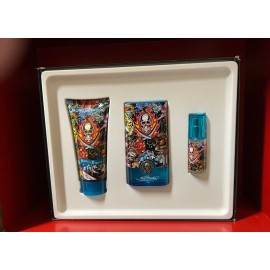 Christian Audigier ED HARDY HEARTS & DAGGERS 3PC SET 1.7 OZ SPRAY+0.5 OZ SPRAY+S/GEL