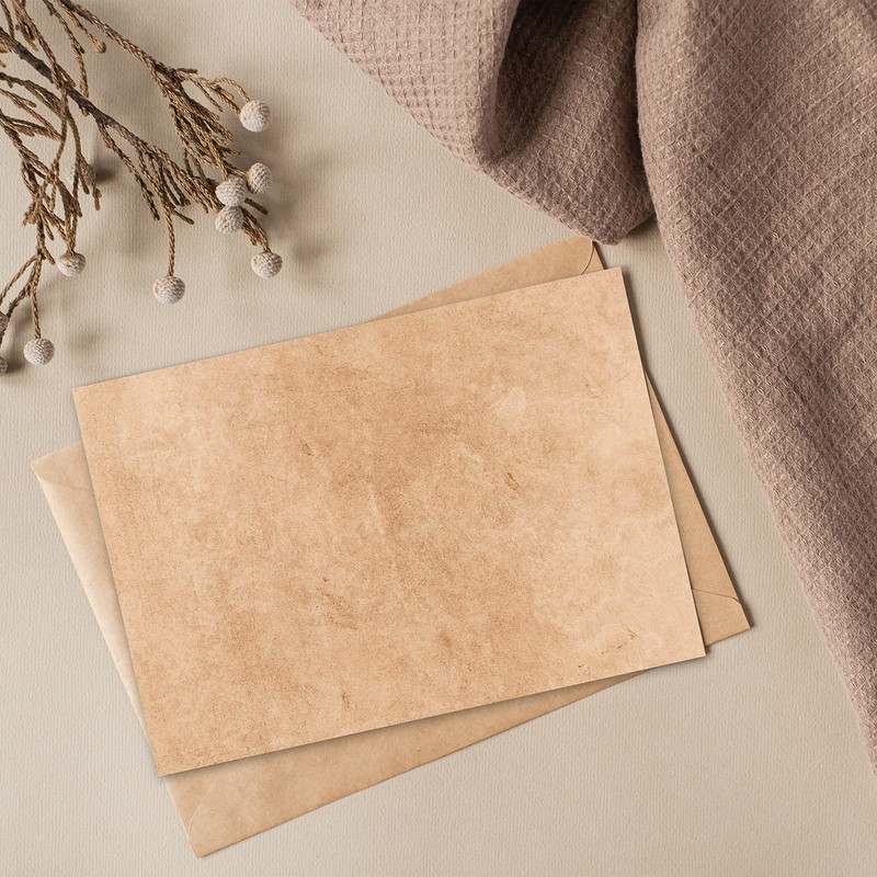 50 x Letter Paper DIN A5 Printed on Both Sides