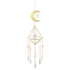 CENPEK Crystal Light Catcher, Moon Wind Chime, Suncatcher, Prismatic Metal