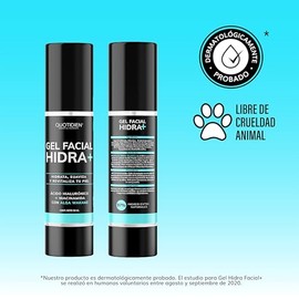 Gel Hidratante Facial con Ácido Hialurónico + Niacinamida + Alga Wakame | 97% Ingredientes Naturales | Hidratación Extrema | Suavidad | Aumenta la Lum