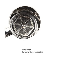 Stainless Steel Hand Pressed Flour Sifter Baking Sifter Cups Filter Sieves Double Sieves Powdered Cups for Kitchen Cooking Baking Tools