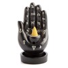 Hamsa Hand Ceramic Backflow Cone Incense Burner Holder Yoga