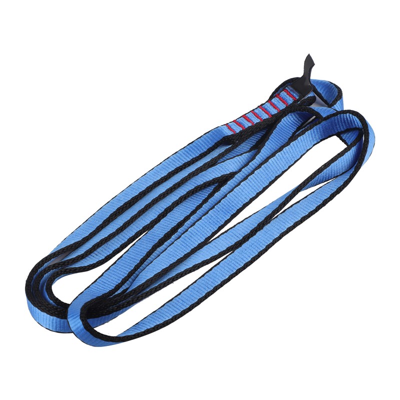 Mountaineering Climbing Load Bearing Flat Belt Strap Outdoor Safety Rope(120cm