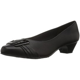 Soft Style by Hush Puppies Women's Pleats Be with You Dress Pump, Black/Patent, 12 M US