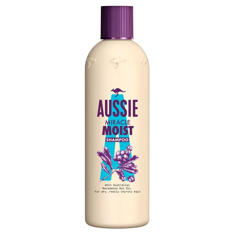 Aussie Miracle Moist Shampoo for thirsty hair