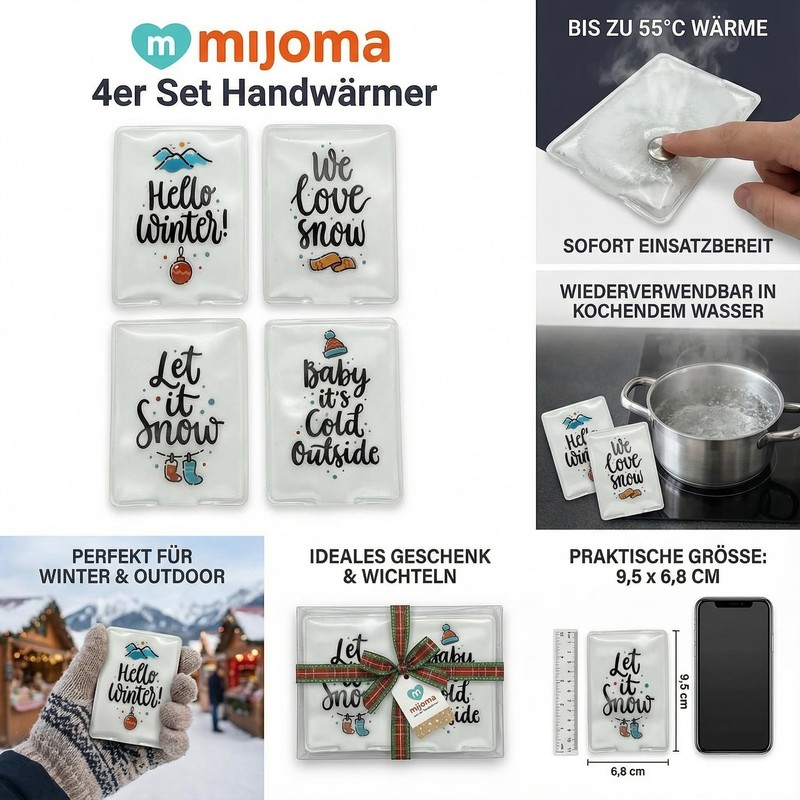 Hand Warmer Pocket Warmer Sets Finger Warmer Against Cold Hands