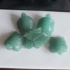 2'' Hand Carved Gemstone Crystal sea Turtle Figurine Animal Carving