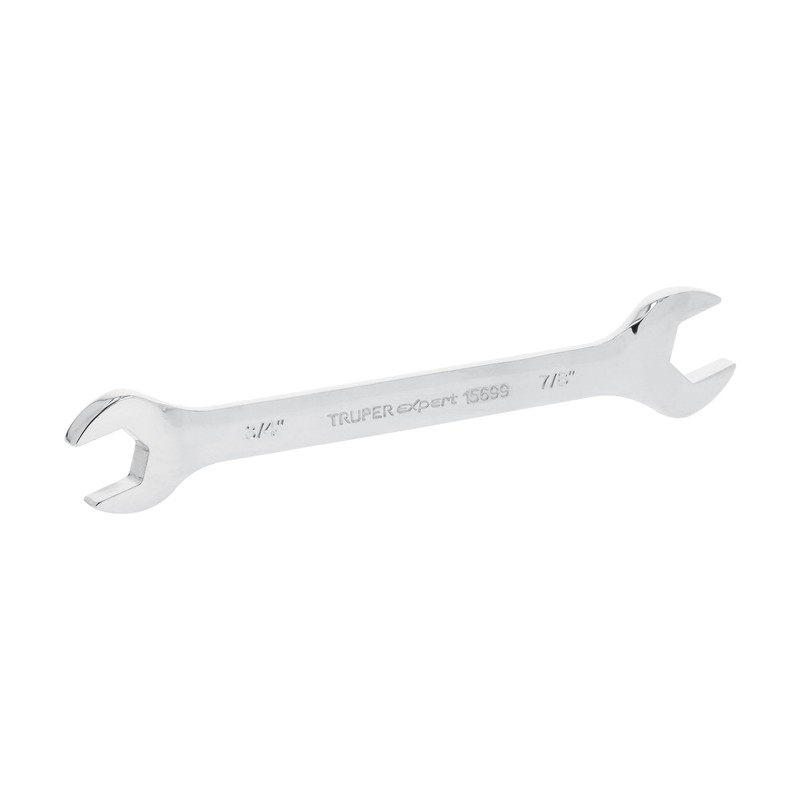 Truper Expert LL-3039, Llave española, estándar, 3/4" x 7/8"