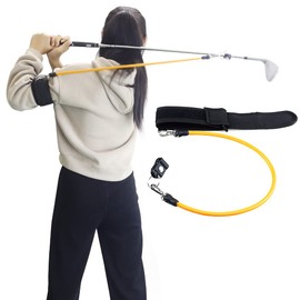 Golf Swing Practice Strap Training Orthotics with Storage Pocket