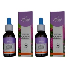 2pz Extracto Cardo Mariano Depurador Alcachofa Hinojo Shelo