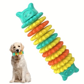 Durable Rubber Dog Chew Toys for Aggressive Chewers, Indestructible Teething Toys for Outdoor Entertainment Large Medium Small Breed Blue