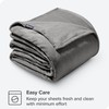 Bare Home Giant Blanket - Grey - Fleece Blanket -