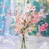 180Pcs Floral Scrapbook Stickers for Junk Journal, Nature Flower Clear