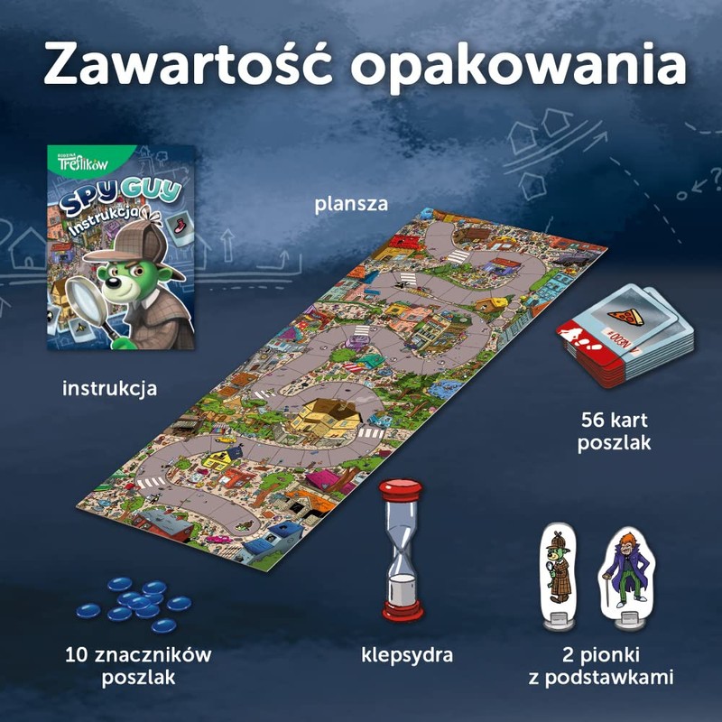 Trefl Spy Guy Board Game, Multi-Colour, Age 5+