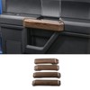 Voodonala Wood Grain Inner Door Handle Covers Trim for Ford