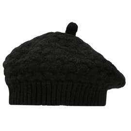 Women’s French Beret Hats Berets Hats for Women Painter Cap Classic Winter Beanies Caps Stretchable Skull Cap Newsboy Hat Black
