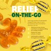 Honees Filled Honey Lemon Cough Drops- Filled with Honey, Menthol,