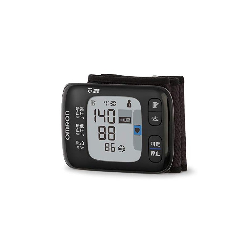 Omron Wrist Blood Pressure Monitor HEM-6230 Series Black HEM-6233T