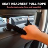 2Pcs Headrest Grab Handles, Car Front Rear Seat Back Roll