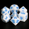 Blue Letter Dice DND RPG Polyhedral Dice Set Fit Dungeons