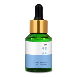 Pure Soap Fragrance Oil, MitFlor Single Diffuser Essential Oil, Large Size Premium Grade Fragrance Oil for Soap & Candle Making, Fresh & Clean Scent for Home Fragrance, 30ml