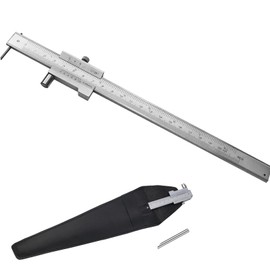 VZXZXE Stainless Steel Marking Tools Parallel Crossed Vernier Caliper 0-20cm Metric Imperial Reading Vernier Caliper Analog Calliper Analog Push Gauge