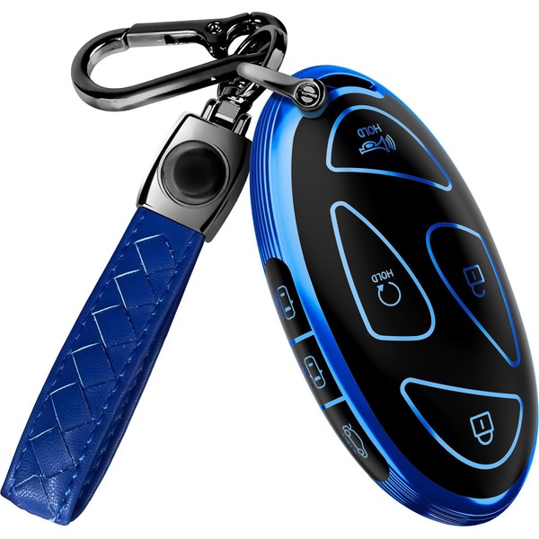 Lucrum Compatible with Hyundai IONIQ 6 Key Fob Cover &