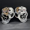 Emblem Badge Gorilla Mirror Emblem Badges Car Truck (2 BADGES)