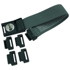 Wetec Wrist Strap, ESD, GREY, 10 mm