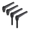 sourcing map 4pcs Clamping Lever Adjustable Handle Set Metric M8
