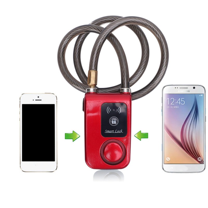 Bluetooth Bike Lock, Keyless Smart Lock with Phone APP Control,