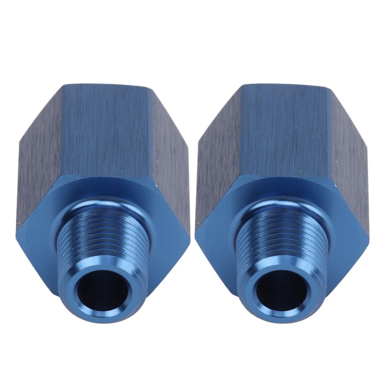 1Pair Pipe Fitting Adapter Blue Perfect Sealing Rustproof 1/8 NPT