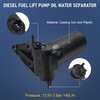 JDMSPEED New Diesel Fuel Lift Pump Oil Water Separator Replacement